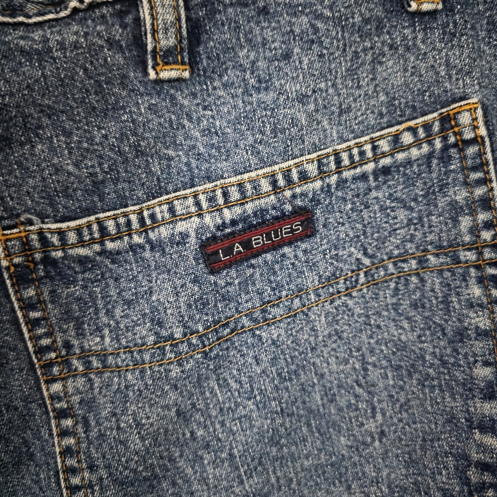 Vintage 42" Waist LA Blues Cotton Denim Shorts Plus Size‎ 26 - Picture 6 of 8